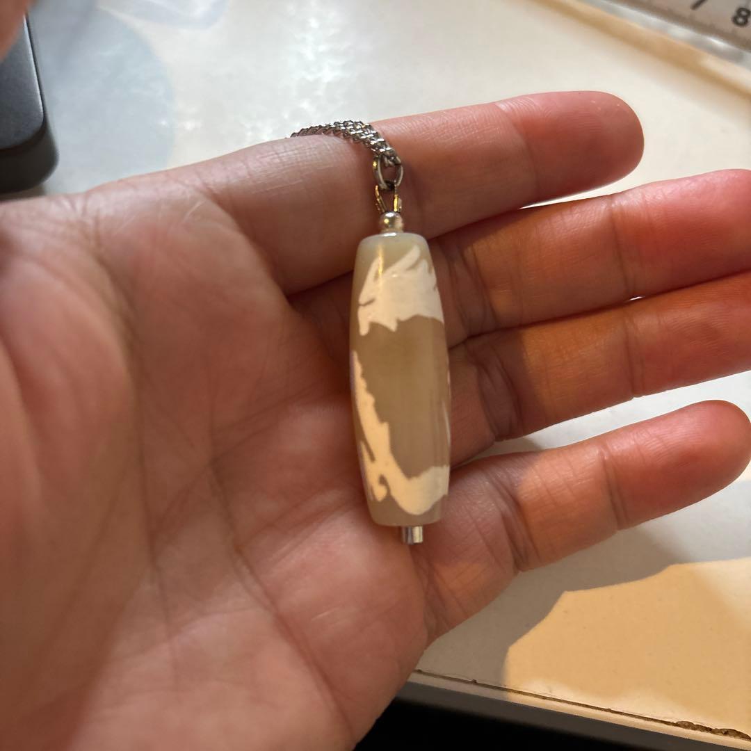 模様がくっきり！白龍神天珠様！パワー強ーい！