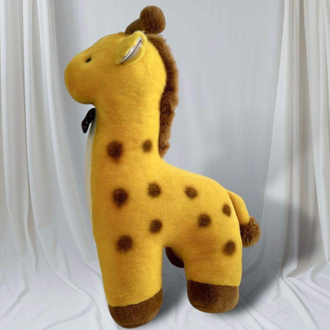 【希少】レトロ　 超特大　吉徳 ズーニーキリン ぬいぐるみ　ビッグサイズ　日本製