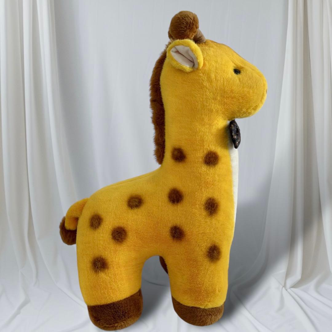 【希少】レトロ　 超特大　吉徳 ズーニーキリン ぬいぐるみ　ビッグサイズ　日本製