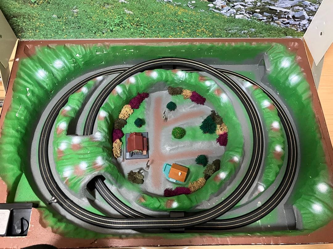 Nゲージレイアウトボックス、500系新幹線、機関車C51車両セット