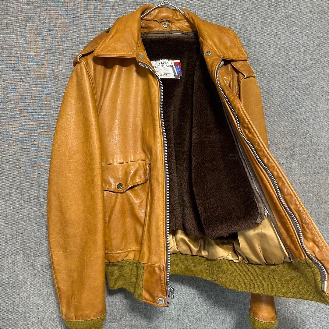 schott ショット A-2 フライトレザージャケット　ヴィンテージレザー