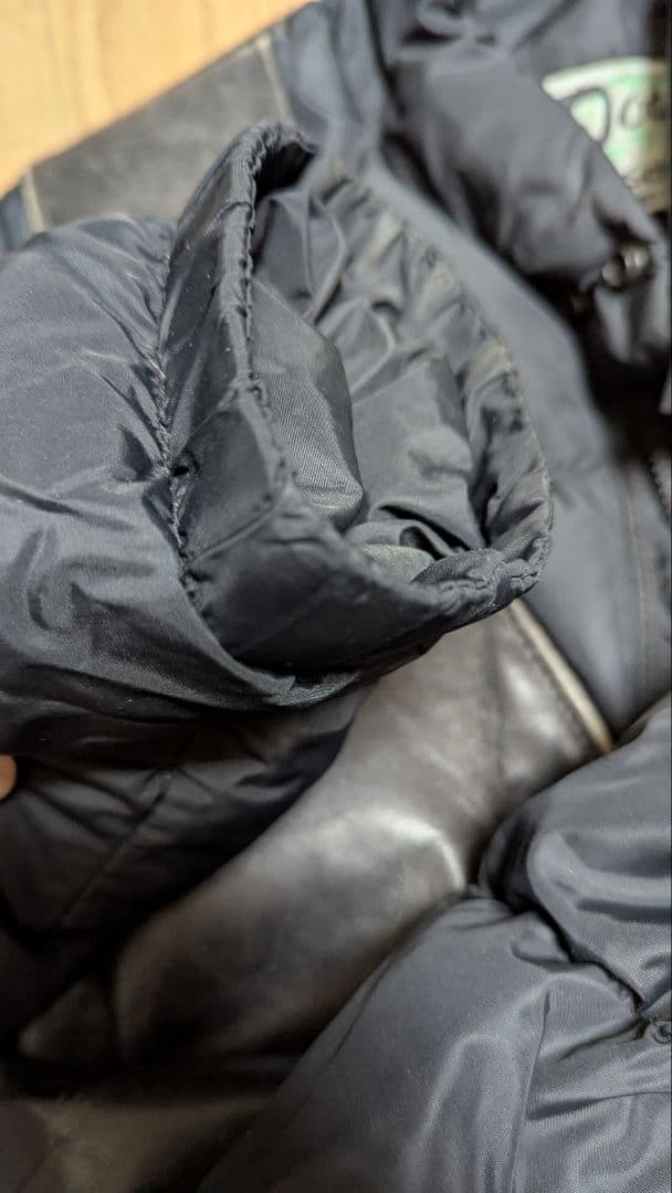 Schott レザー×ダウン 2WAY ジャケット サイズ42