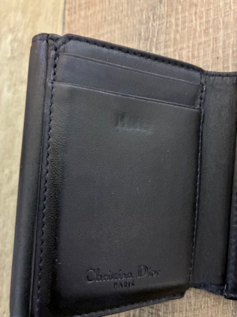 Dior 3つ折り財布 キルティング
