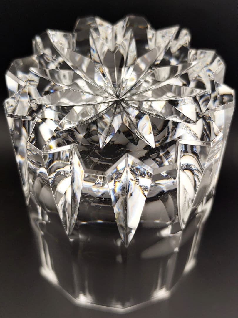 超希少品✦ホヤクリスタル HOYA 佐々文夫サイン有（切子、江戸切子、薩摩切子）