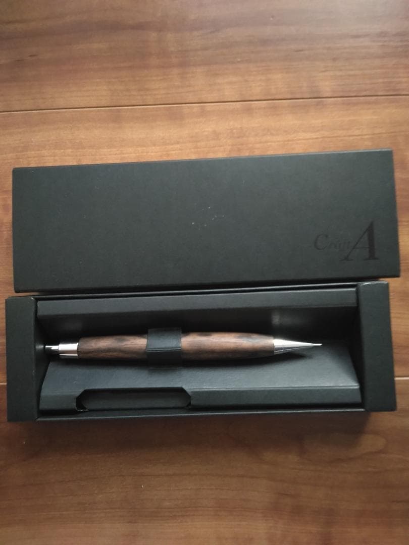 Café A 木製シャープペンシル【黒柿】 説明をよくお読みください