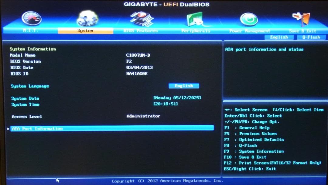 希少GIGABYTE GA-C1007UN-D Mini-ITXマザーボード