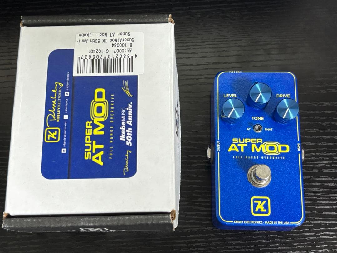 Keeley / SUPER AT MOD 改造ブルースドライバー