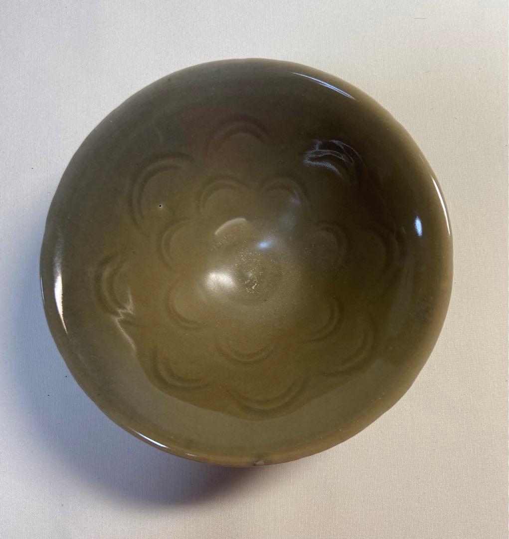 耀州窯　青磁　画花紋　送料込み1003