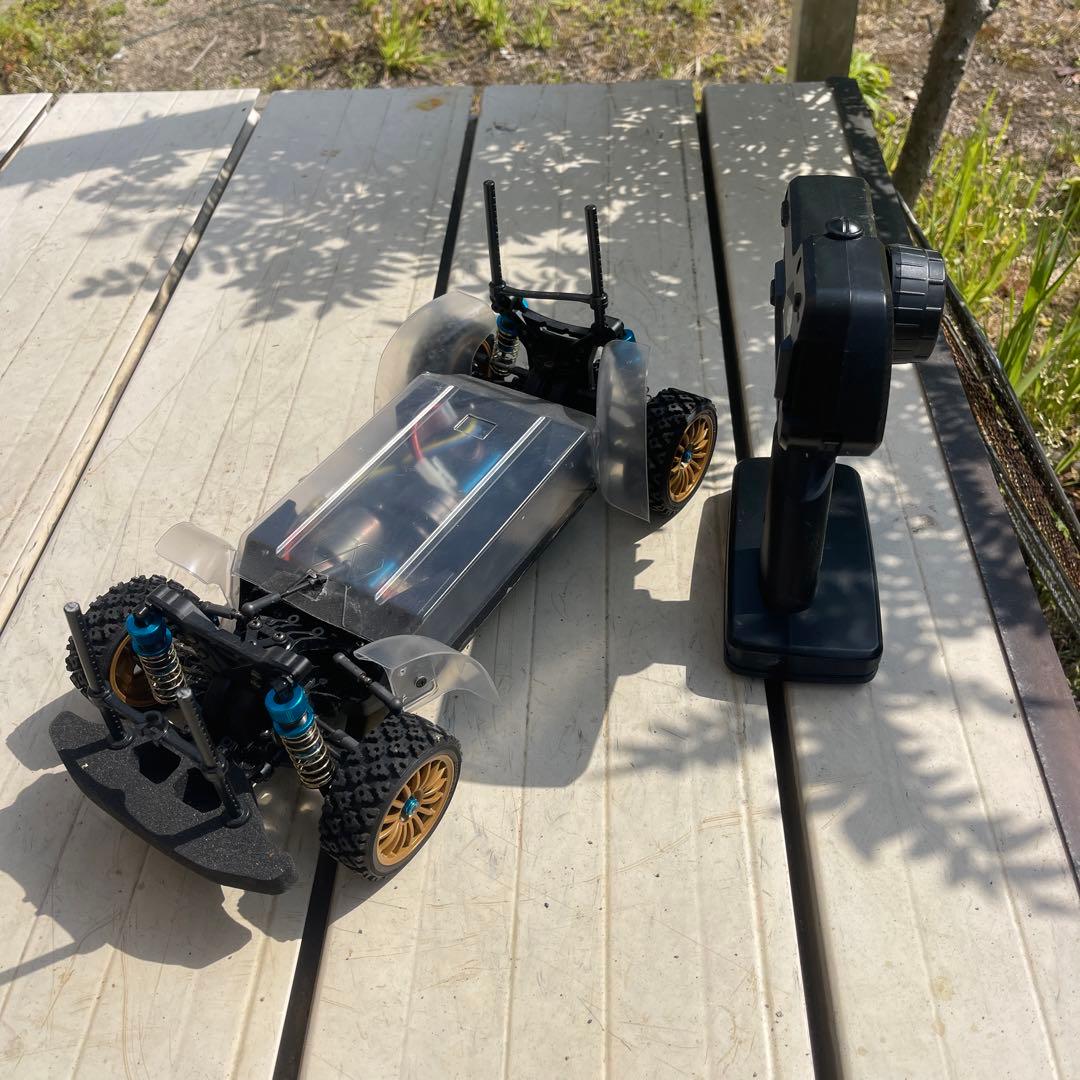 最終値下げタミヤxv02pro未走行　メカプロポ付き