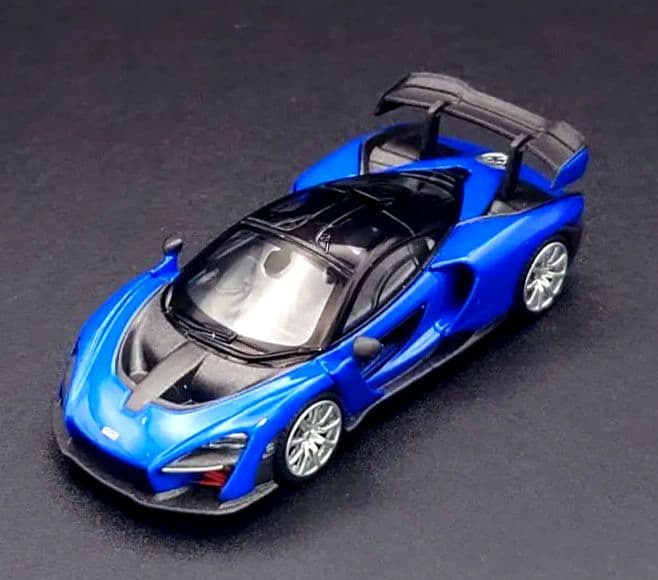 ミニカー MINI GT McLaren Senna Antares Blue