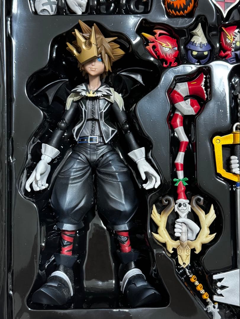 【訳あり】 キングダムハーツ プレイアーツ改 ソラ　ハロウィンタウンver.