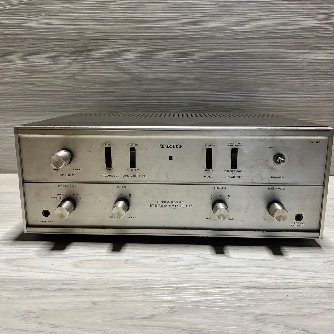 リ*ア様 TRIO 真空管式プリメインアンプ W-46K ジャンク