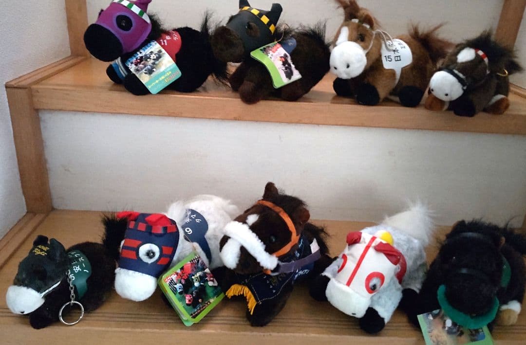 競馬ぬいぐるみセット avanti オグリキャップ ナリタブライアン セガ