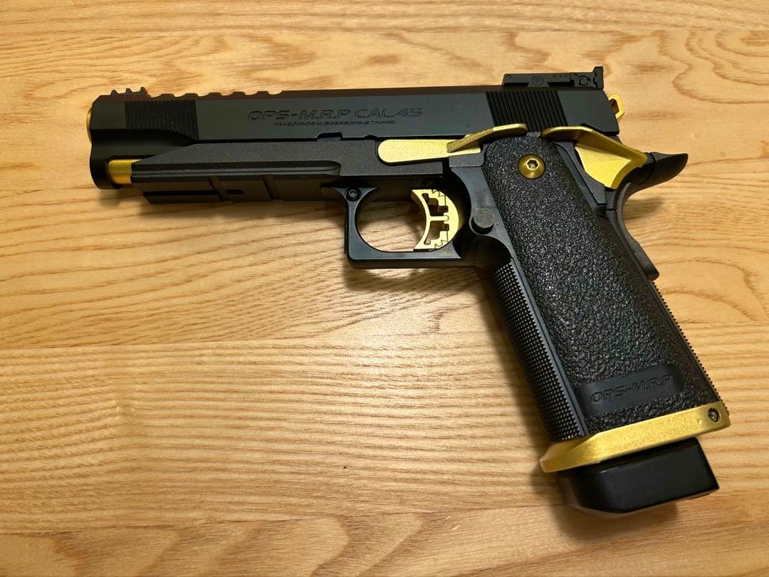 東京マルイ ハイキャパ ゴールドマッチ カスタム 美品 予備マガジン付き