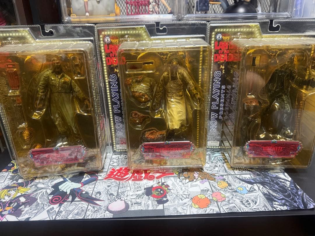 ランドオブザデッド フィギュア 3体セット　ジョージAロメロ　ゾンビ