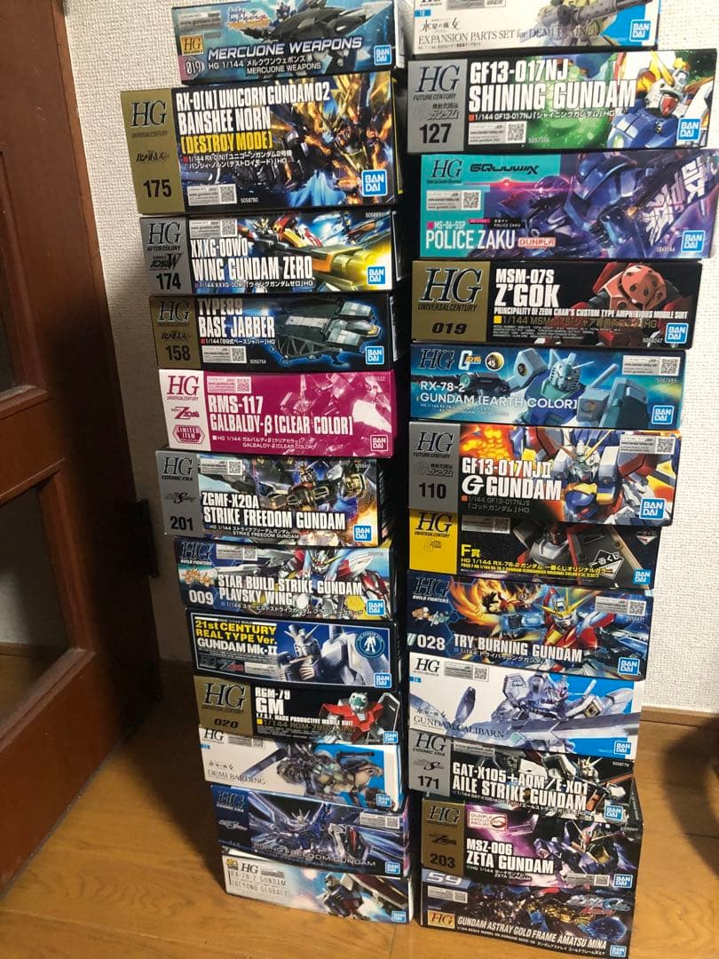 HG 24点セット 新品未使用 まとめ売り　ストライクガンダムrx78ウイング他