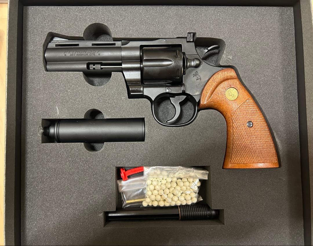 タナカワークスxシティーハンター コルトパイソン357マグナム 冴羽獠モデル