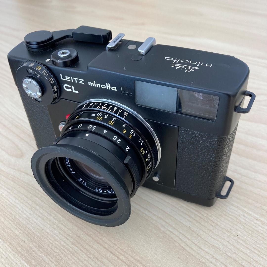 ライツミノルタCL MロッコールQF40mm F2付き