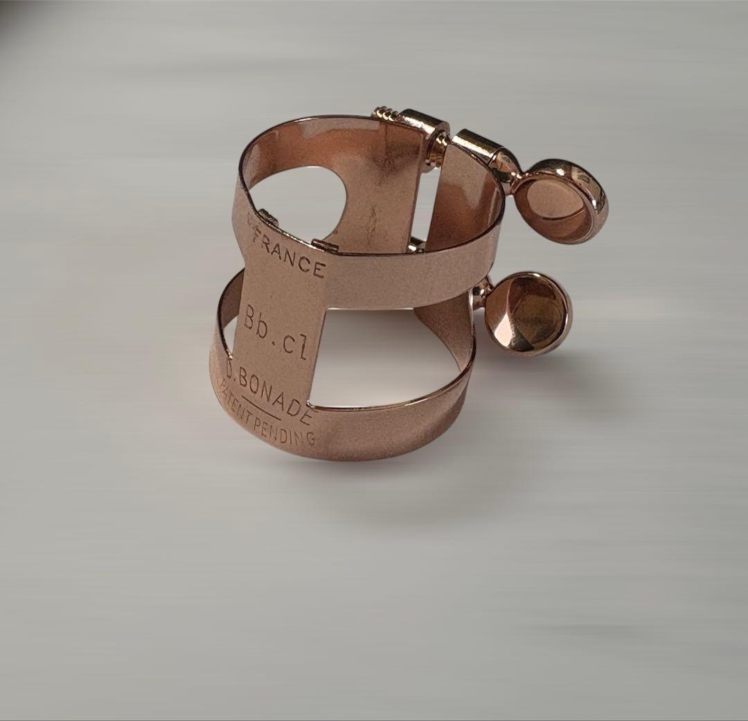 D. Bonade Bb CLA クラリネットリガチャー ピンクゴールド