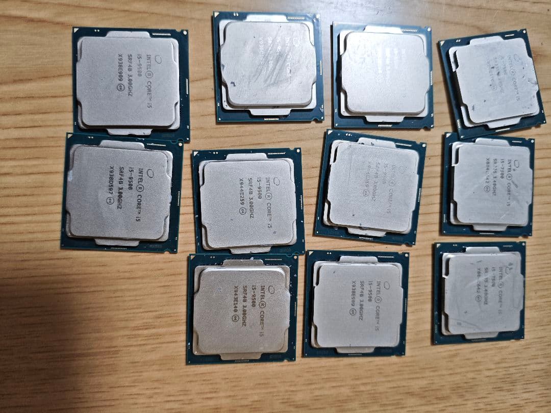 cpu15個セット　i5 9500×12 i5 7500×3