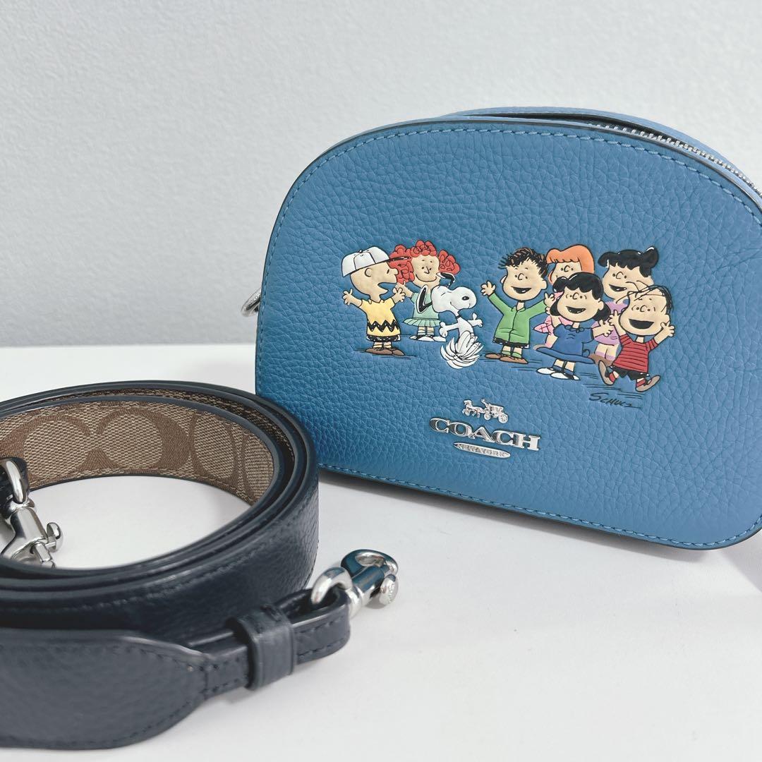 【極美品】コーチ　スヌーピー　コラボ　ショルダーバッグ　ミニ　セレナ