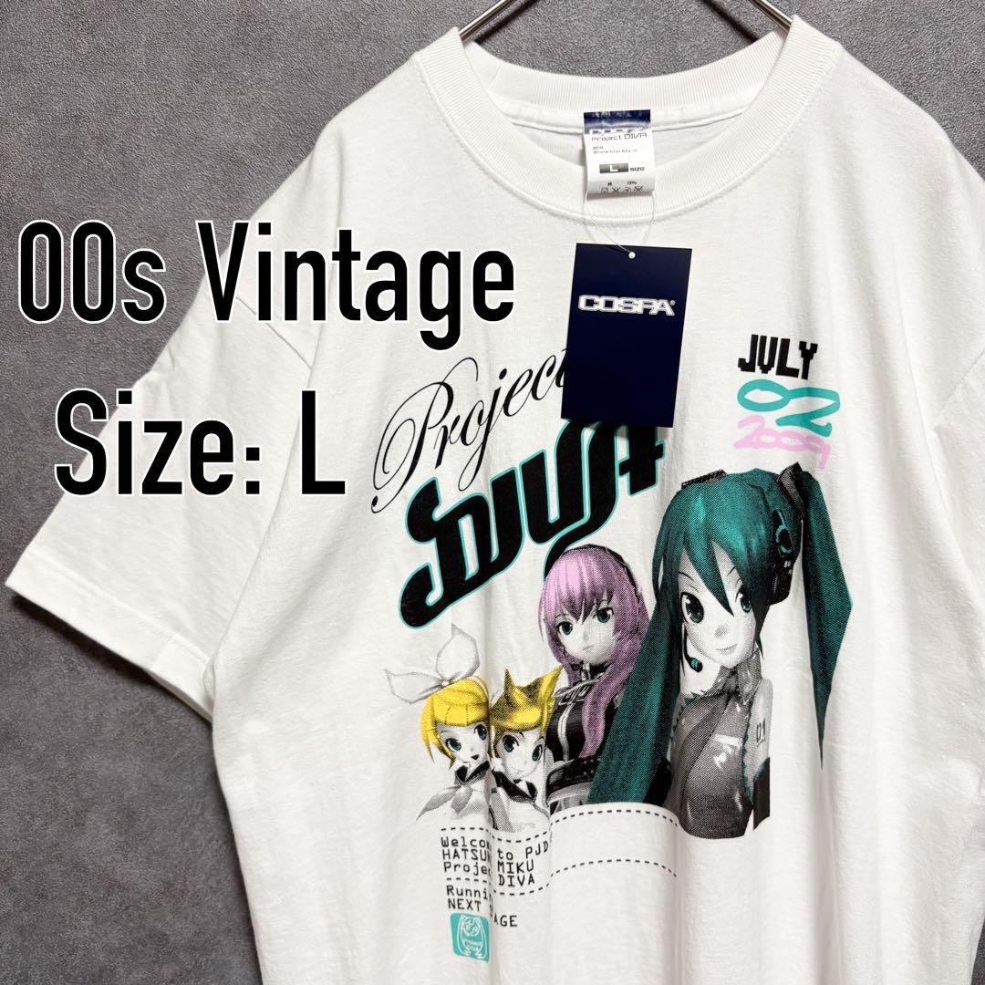 初音ミク Project DIVA COSPA ヴィンテージ 00s Tシャツ