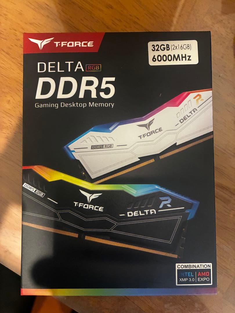 メモリー Team RGB DDR5 6000MHz 32GB - White