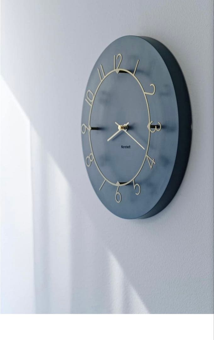 インターフォルム 掛け時計 ルウ CL-4317NV ネイビー ゴールド