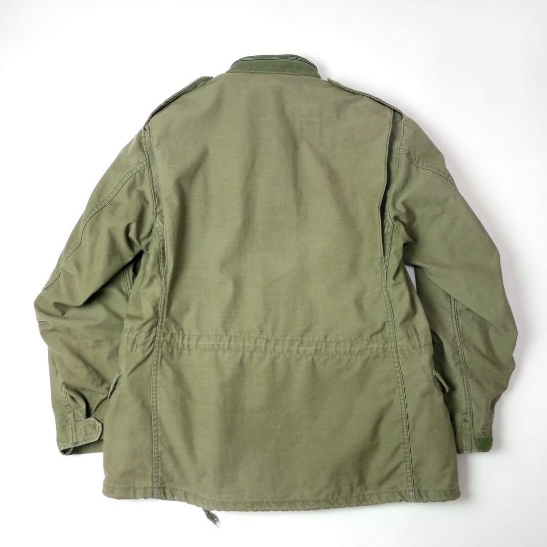 80sビンテージM-65ミリタリー米軍フィールド ジャケット3RD軍物M-R古着