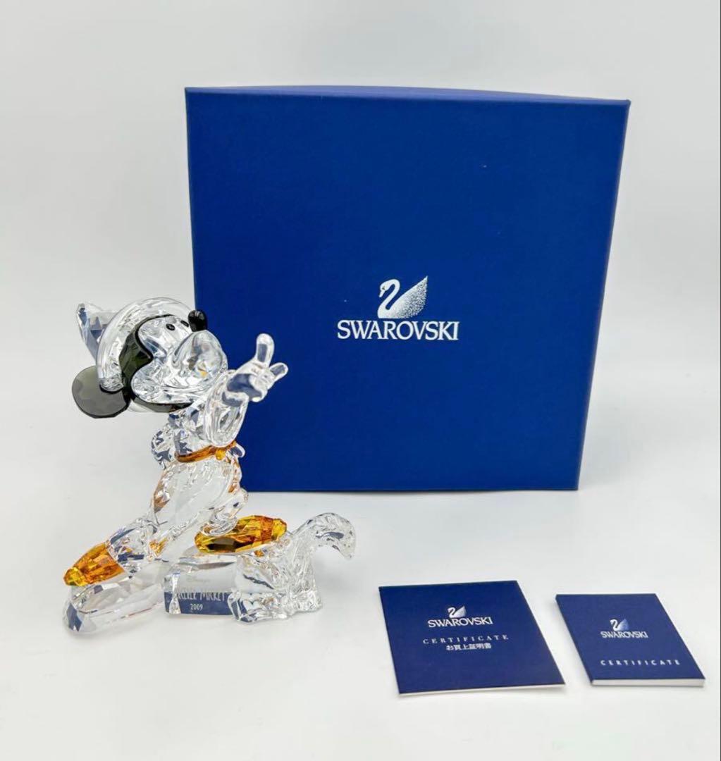 【超美品】SWAROVSKI スワロフスキー「ソーサラー ミッキー」ディズニー