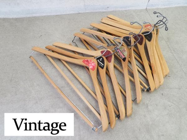 アメリカンヴィンテージ■US■木製ハンガー■10個セット■アパレル/古着屋■