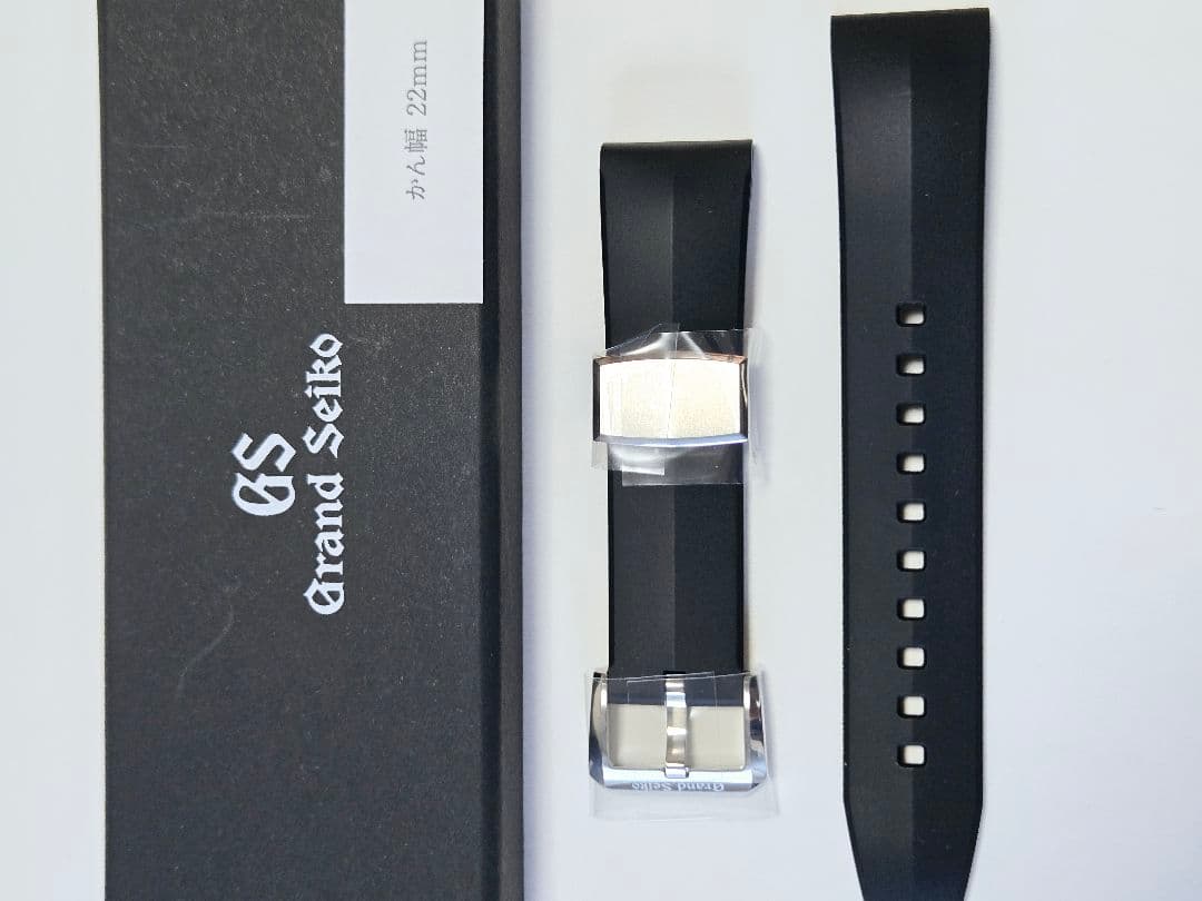 ☆最終値下げ【グランドセイコー】メンズサイズ ラバーベルト(かん幅22㎜)