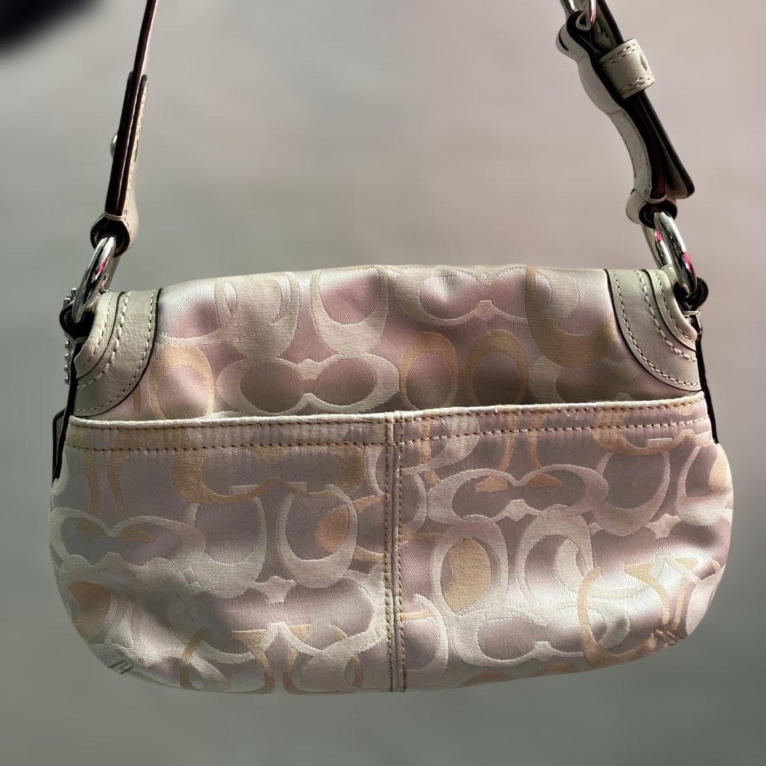 COACH ワンショルダーバッグ キャンバス シグネチャー