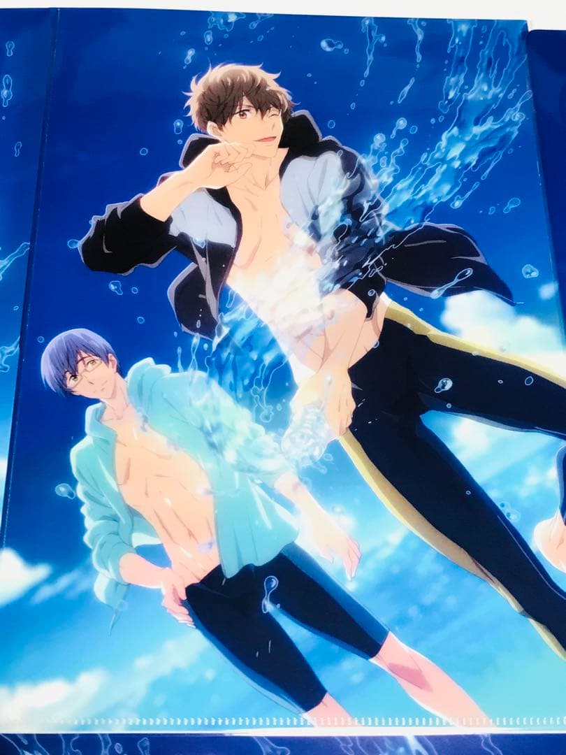 Free!RWクリアファイル8枚 七瀬遙 橘真琴 松岡凛 山崎宗介 桐嶋郁弥