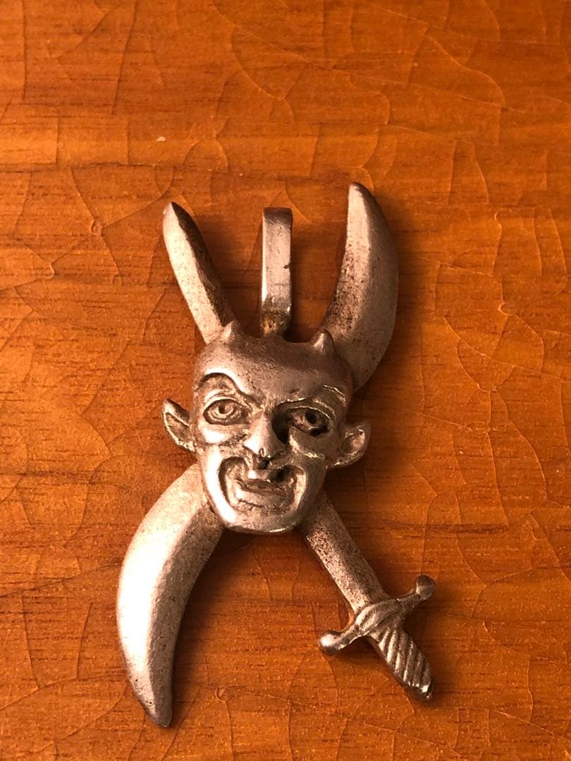 ビンテージ　10s デビル　悪魔　サタン インダストリアル　アンティーク　レトロ