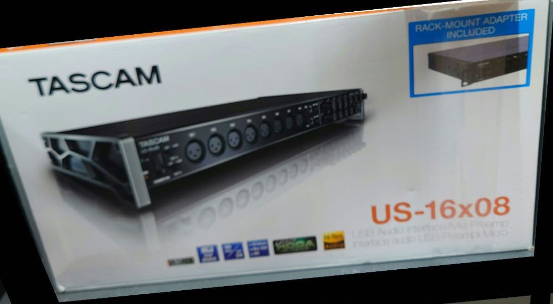 【箱・取説・電源AC付】TASCAM US-16x08オーディオインターフェイス
