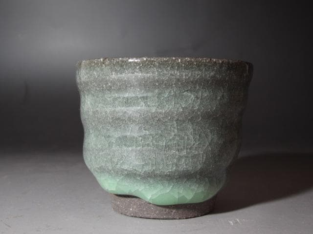 ★　清水卯一　青磁盃　美しい品です★x363