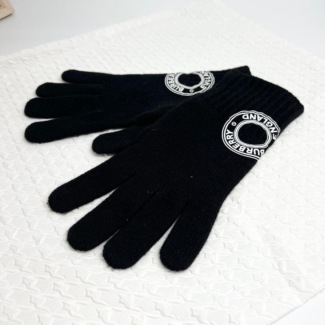 ✨極美品✨BURBERRYバーバリー　手袋　ウール　M/Lサイズ