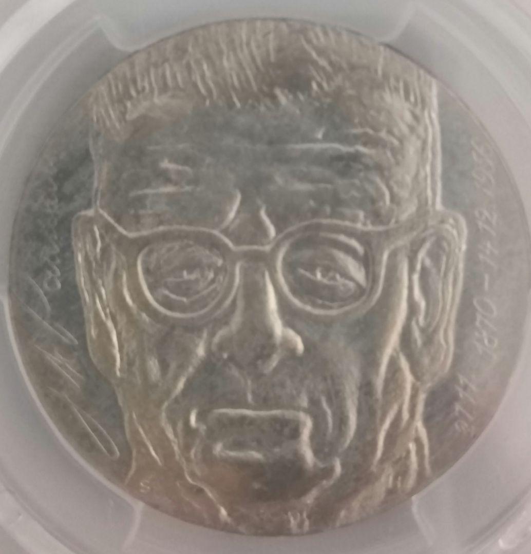 PCGS フィンランド銀貨　ユホ・パーシキヴィMS66 高鑑定  貨幣