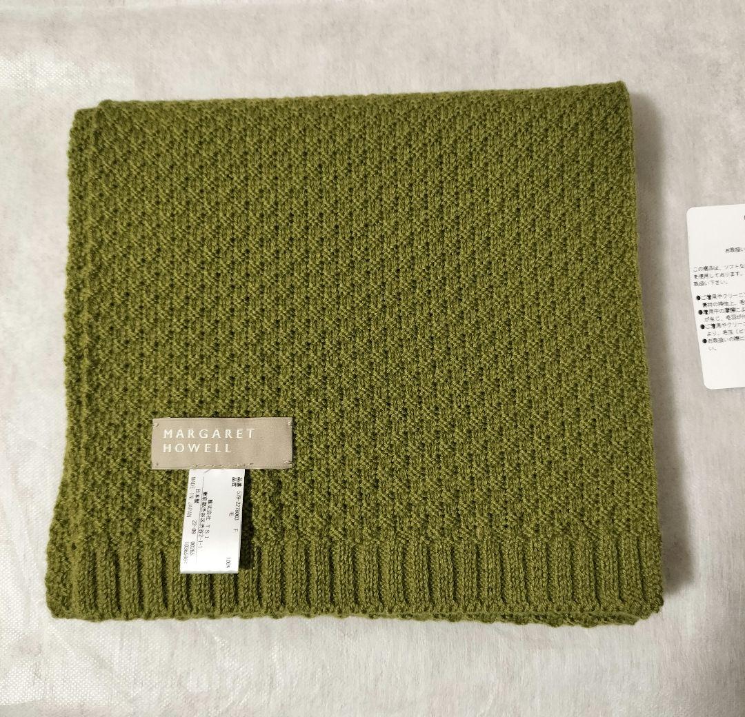 パ*ダ様 新品未使用MARGARET HOWELL カーキ マフラー