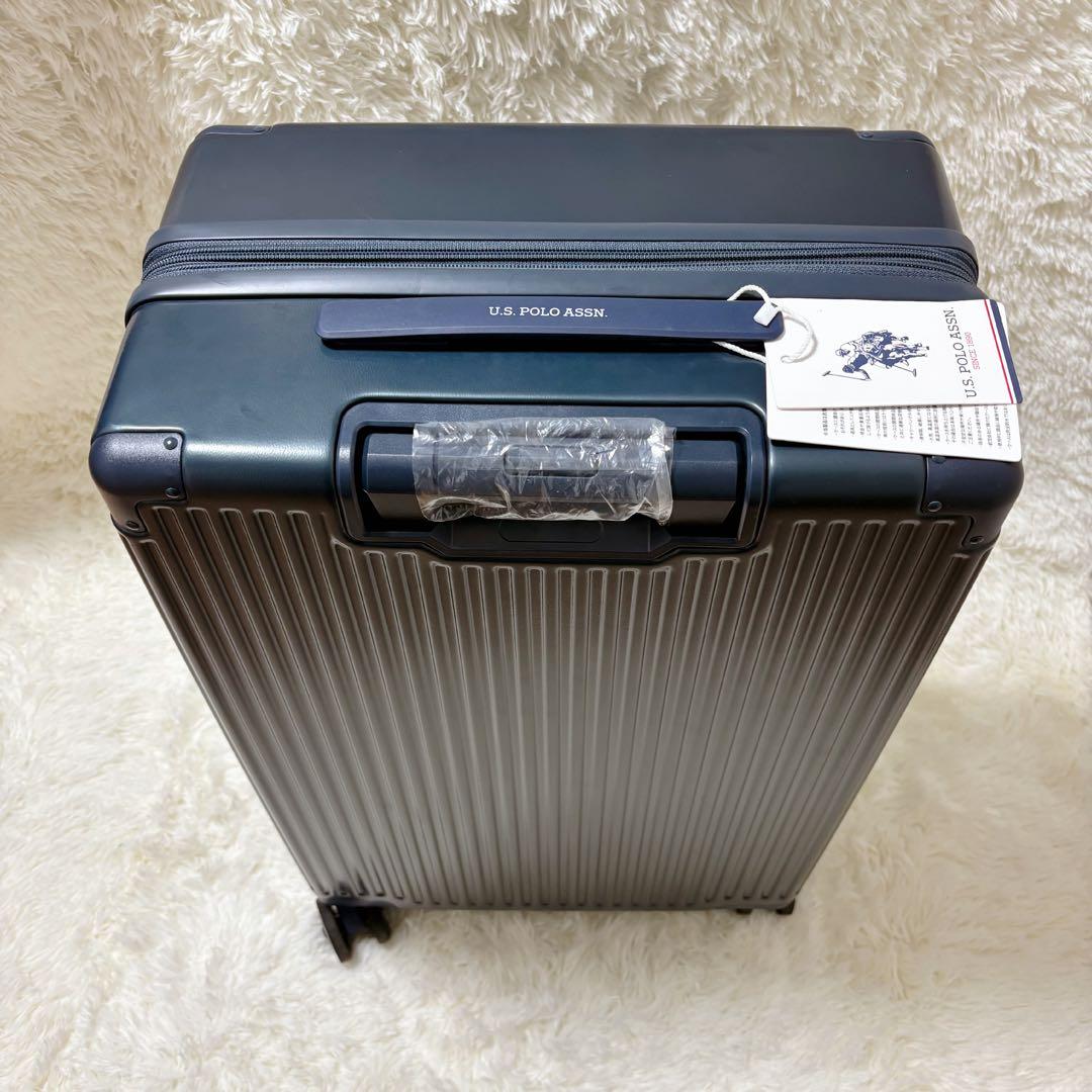 【ぼんす】美品 ユーエスポロ スーツケースキャリーバッグ ネイビー60L