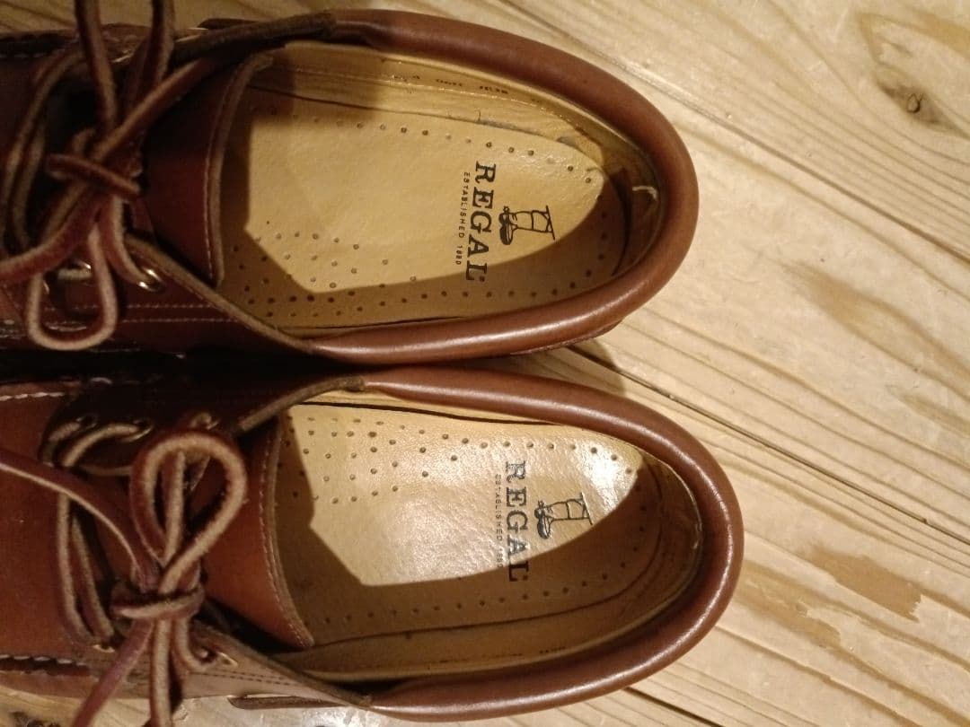 の*け様 REGAL デッキシューズ/3EYE/26.0cmスリーアイ