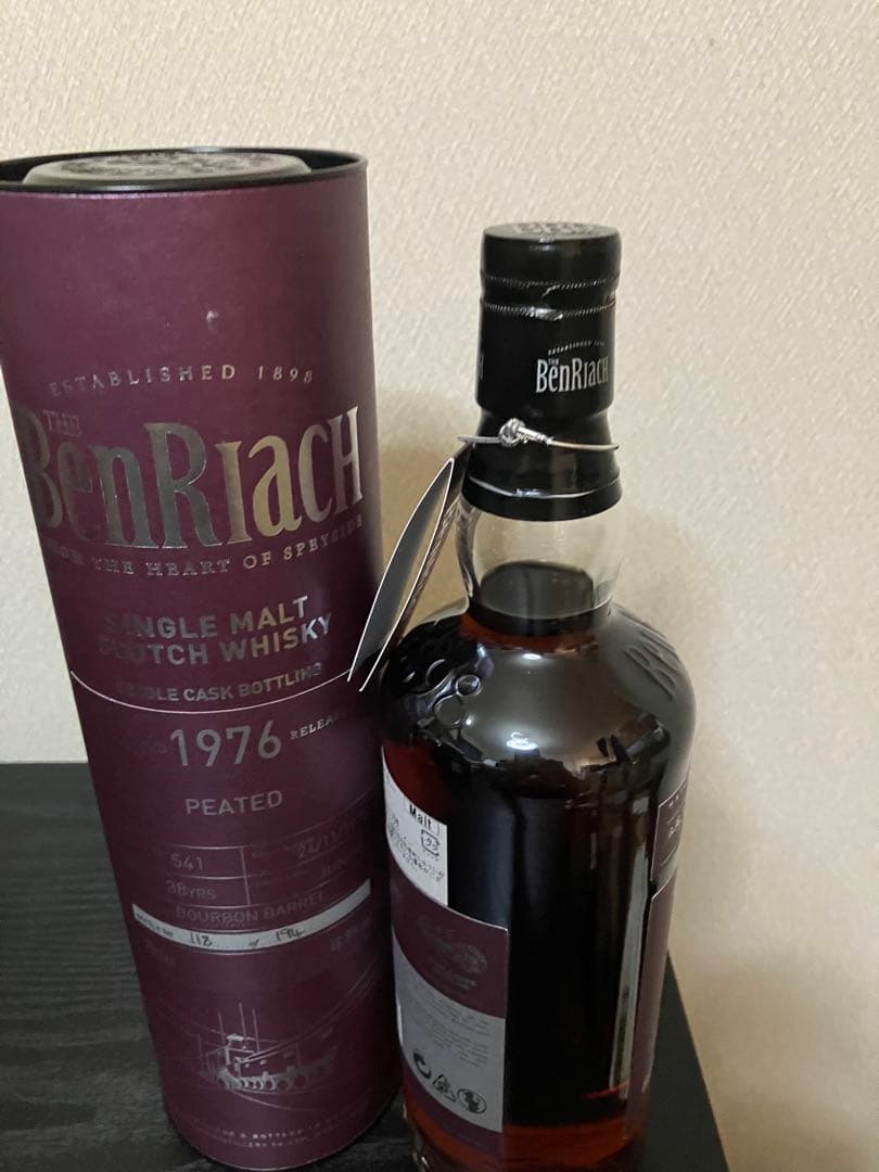 BenRiach ベンリアック1976 38年 OB 未開封品 箱付