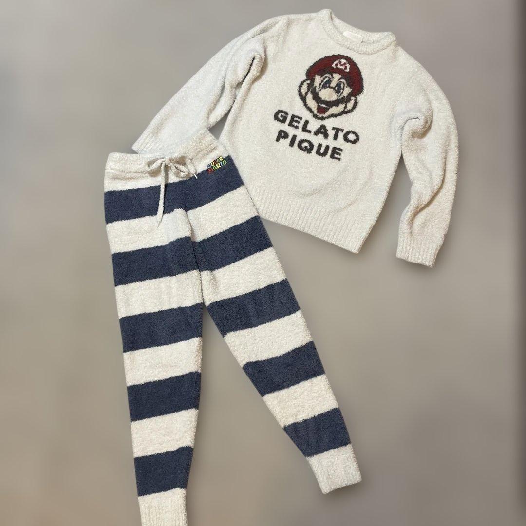 ジェラートピケ　マリオ　パジャマ　140-150cm