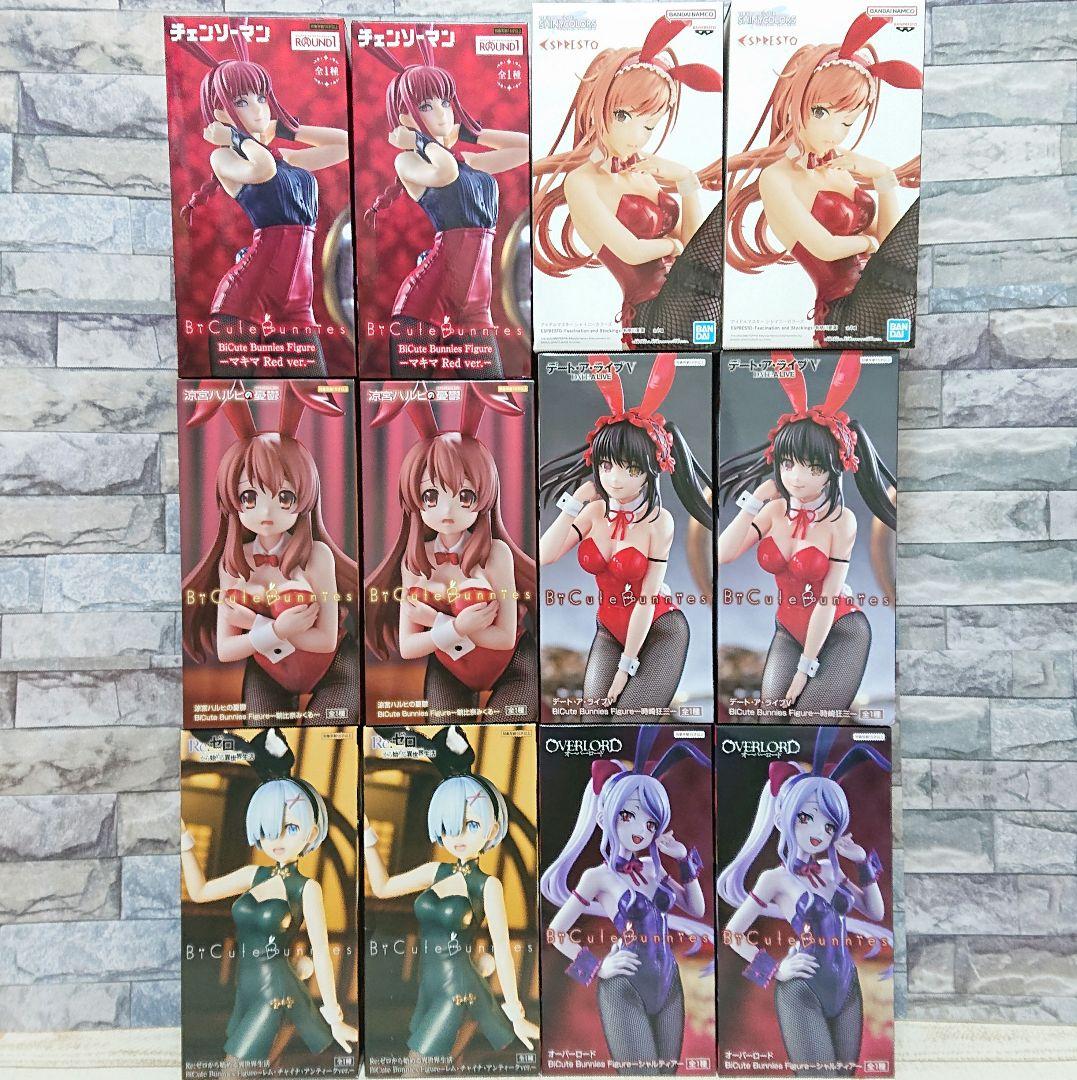 BiCuteバニー 美少女フィギュアまとめ売り マキマ 時崎 みくる 有栖川
