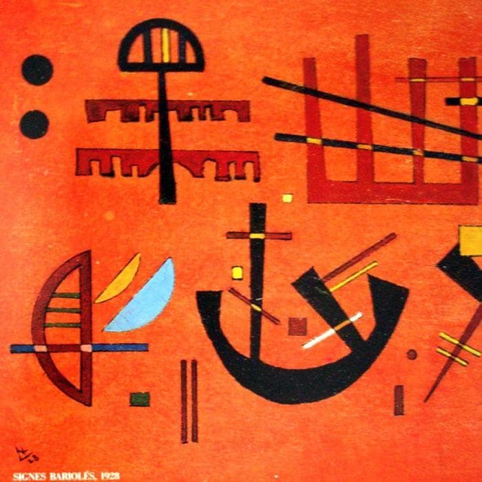 額装品/Signes1928/カンディンスキー/ポスター/インテリア/ポスター