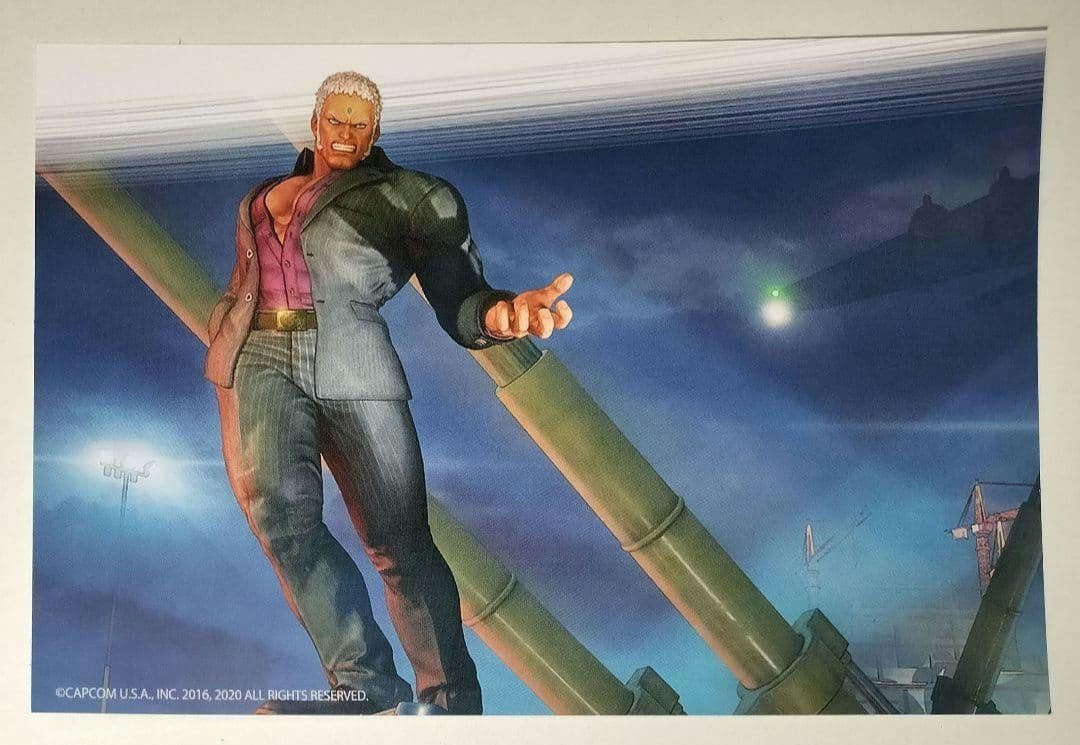 ストリートファイターV ユリアン ポストカード 特典 カプコンカフェ