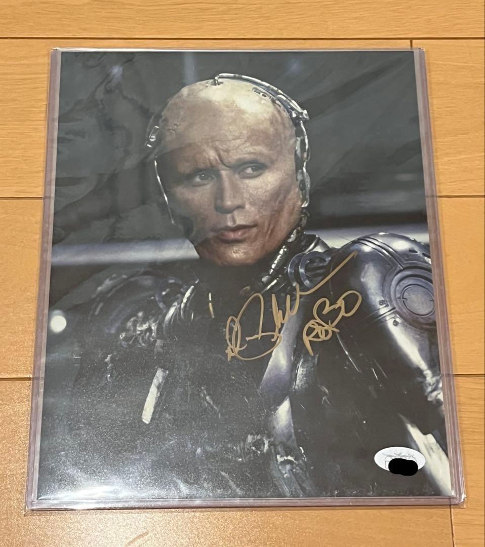 ピーター・ウェラー　ロボコップ　直筆サイン