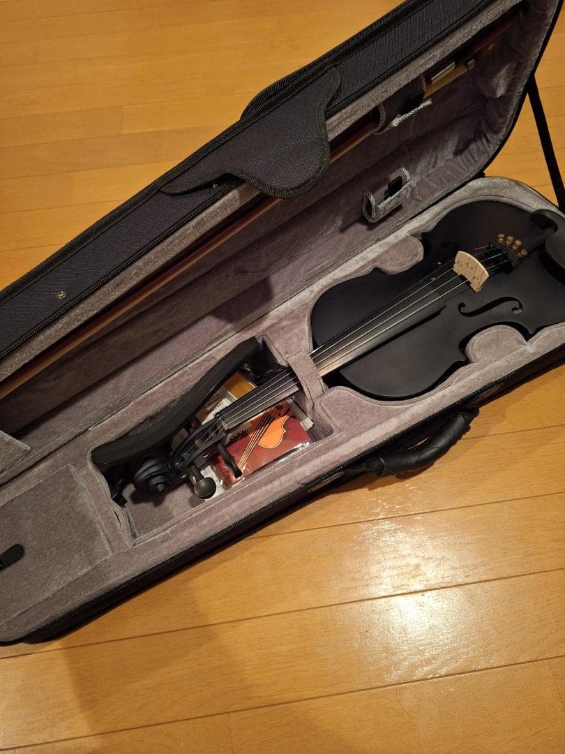 Hallstatt ヴァイオリン サテンブラック V-12/BK 4/4サイズ