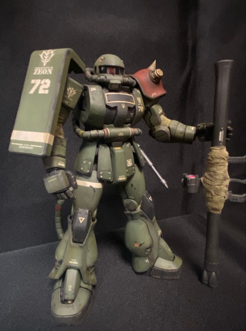 【ガンプラ完成品】　MG ザクⅡ （シャア専用Ver.2）　改修